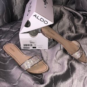 Aldo Soffia Silver Sandals